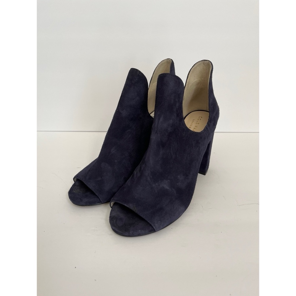 Cole Haan Electa Blue Suede Booties Women’s Size 7